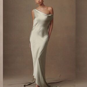 Yvette Slip Maxi Dress (Sage)